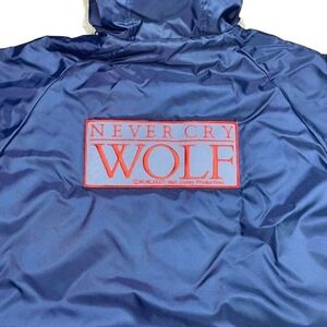 Vintage 80s Disney Never Cry Wolf movie promo promotional jacket